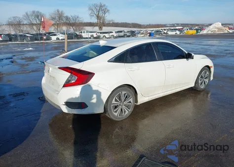 2018 Honda Civic Ex-L from USA, damaged, VIN JHMFC1F77JX003710